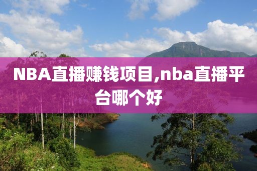 NBA直播赚钱项目,nba直播平台哪个好